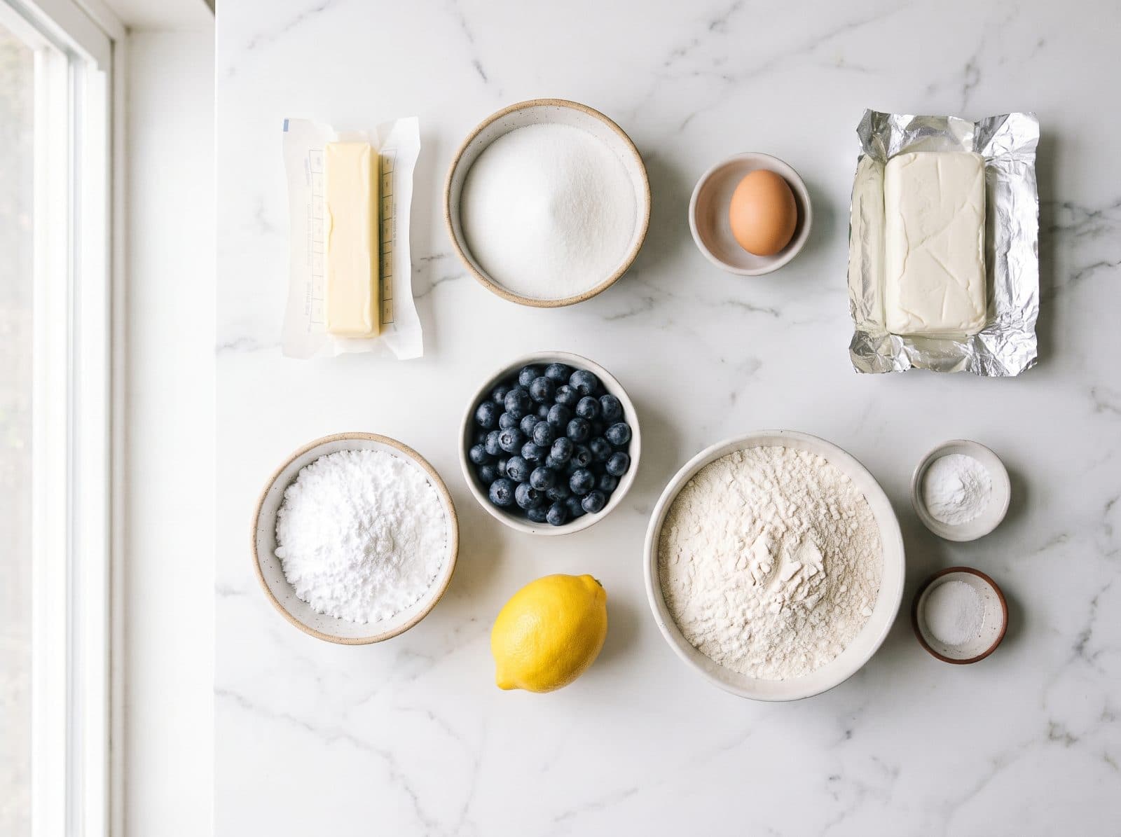Blueberry Cheesecake Cookies ingredients