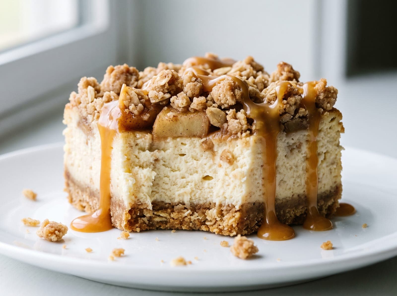 Caramel Apple Cheesecake Bars — step 3
