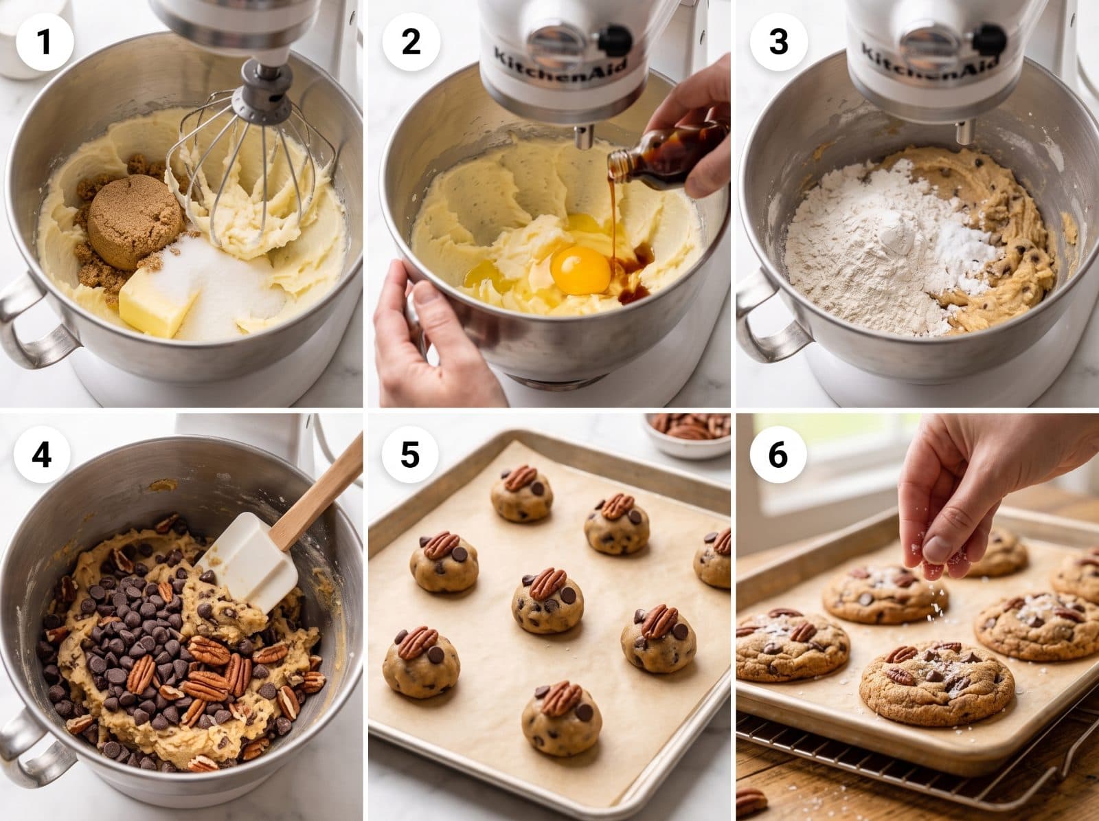 Chocolate Chip Pecan Cookies — step 5