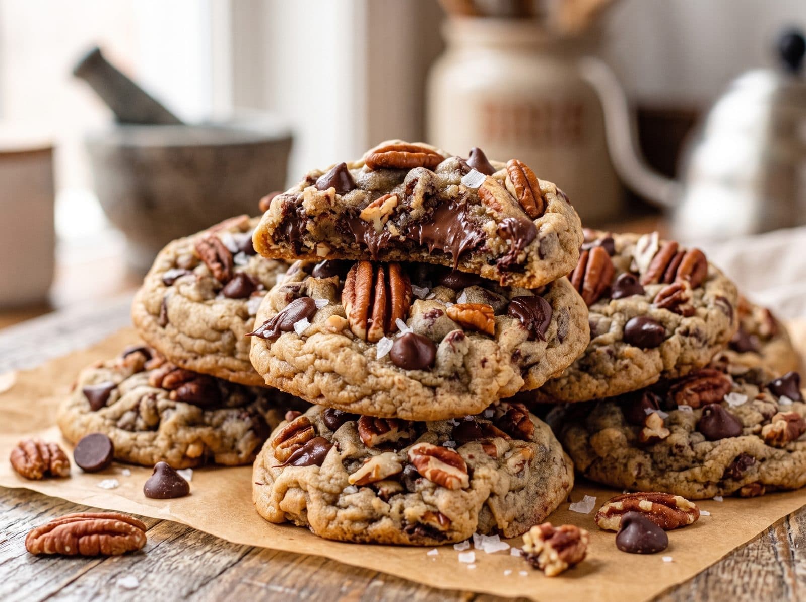 Chocolate Chip Pecan Cookies — step 6