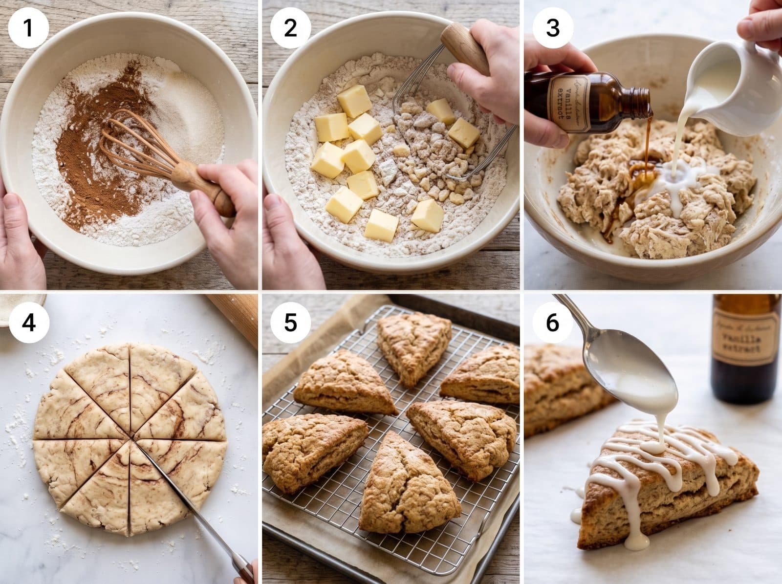Cinnamon Bun Scones — step 4