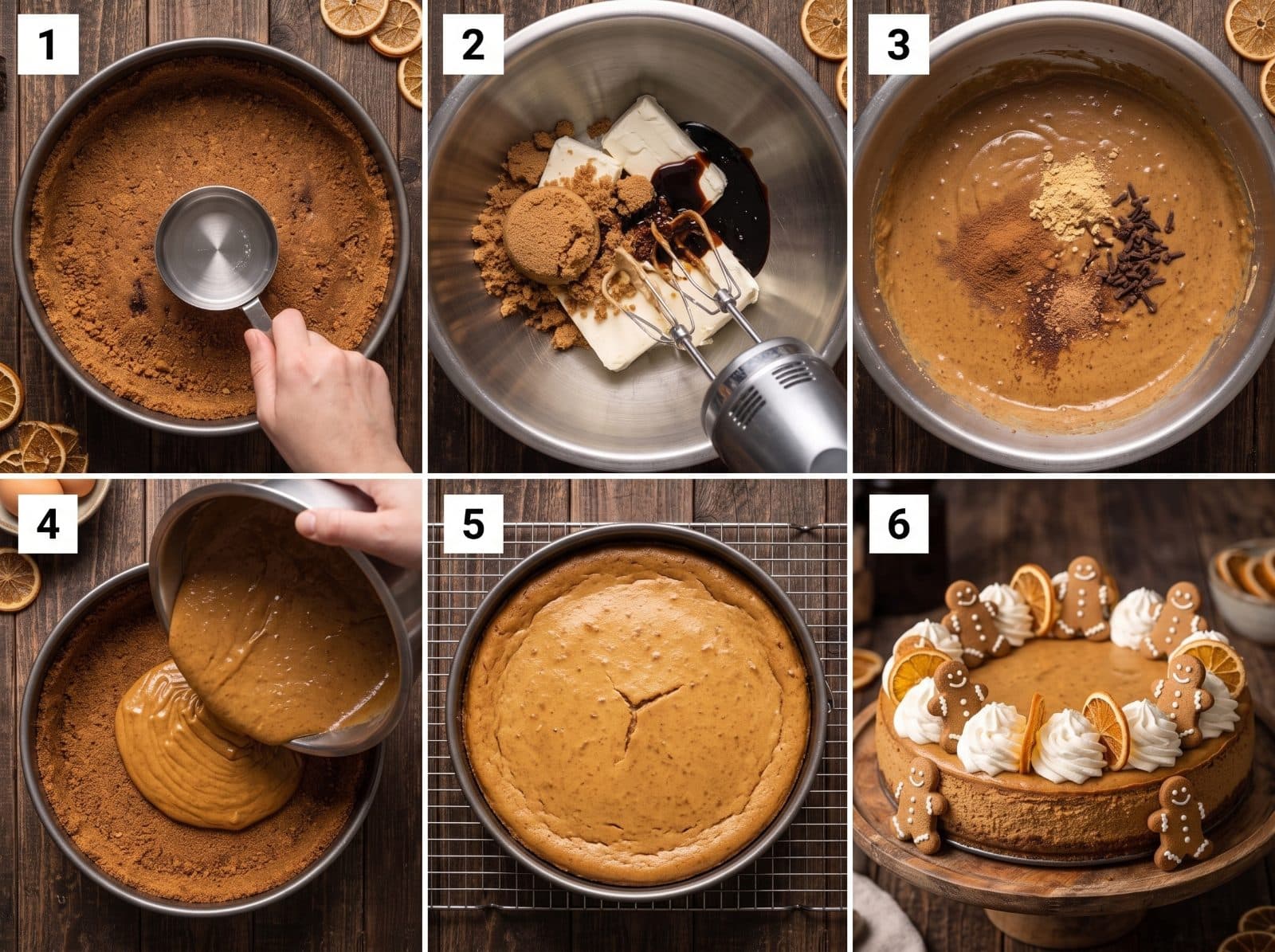 Creamy Gingerbread Cheesecake — step 5
