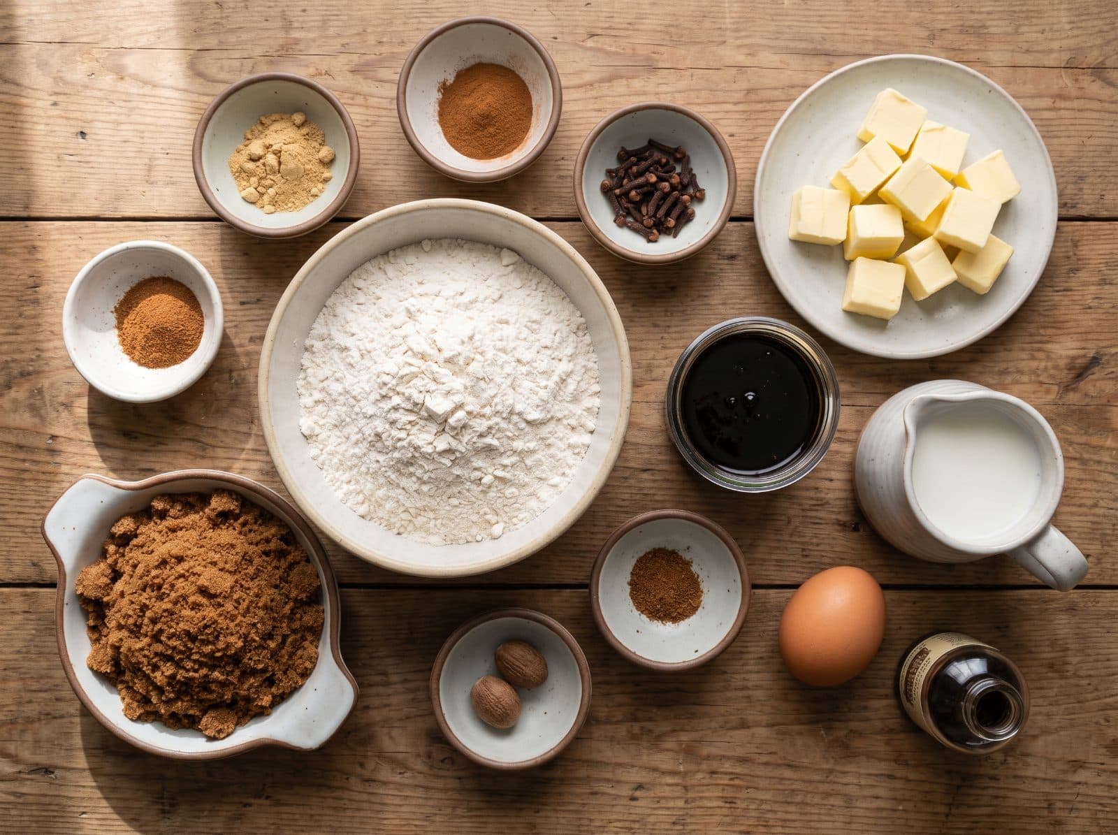 Gingerbread Scones ingredients