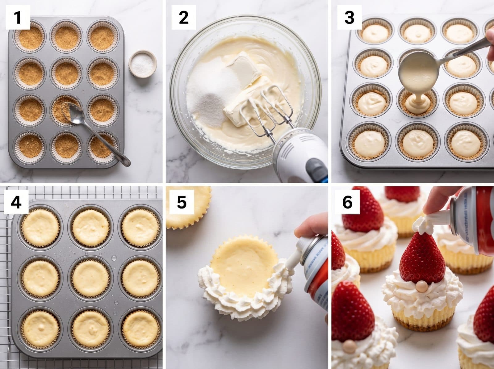 Gnome Mini Cheesecakes — step 5