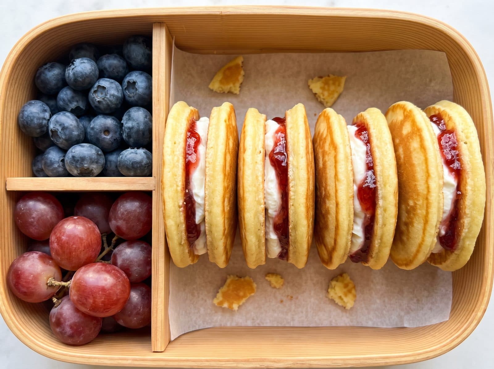 Mini Pancake Sandwich Bento Box — step 5