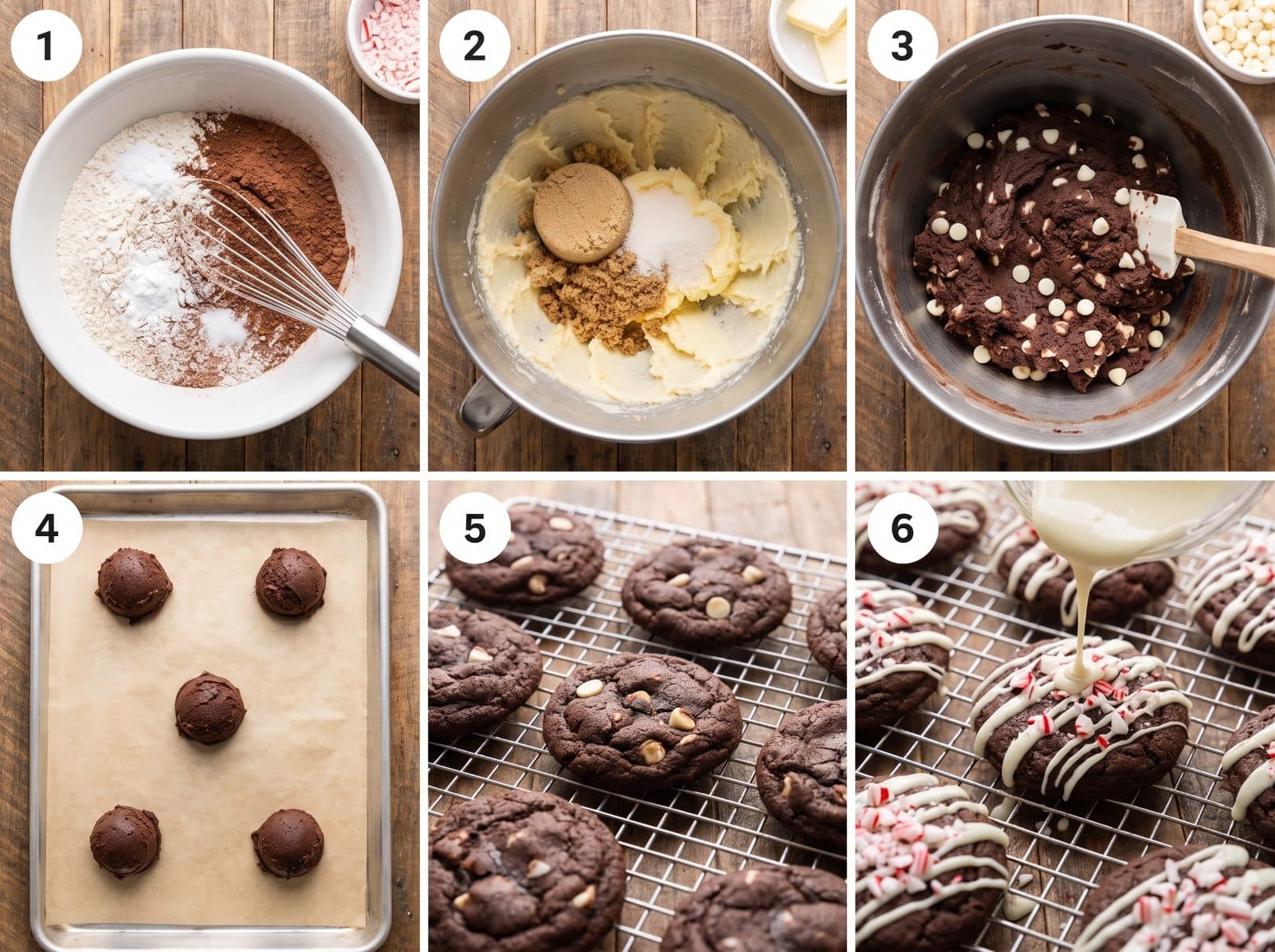 Peppermint Bark Cookies — step 3