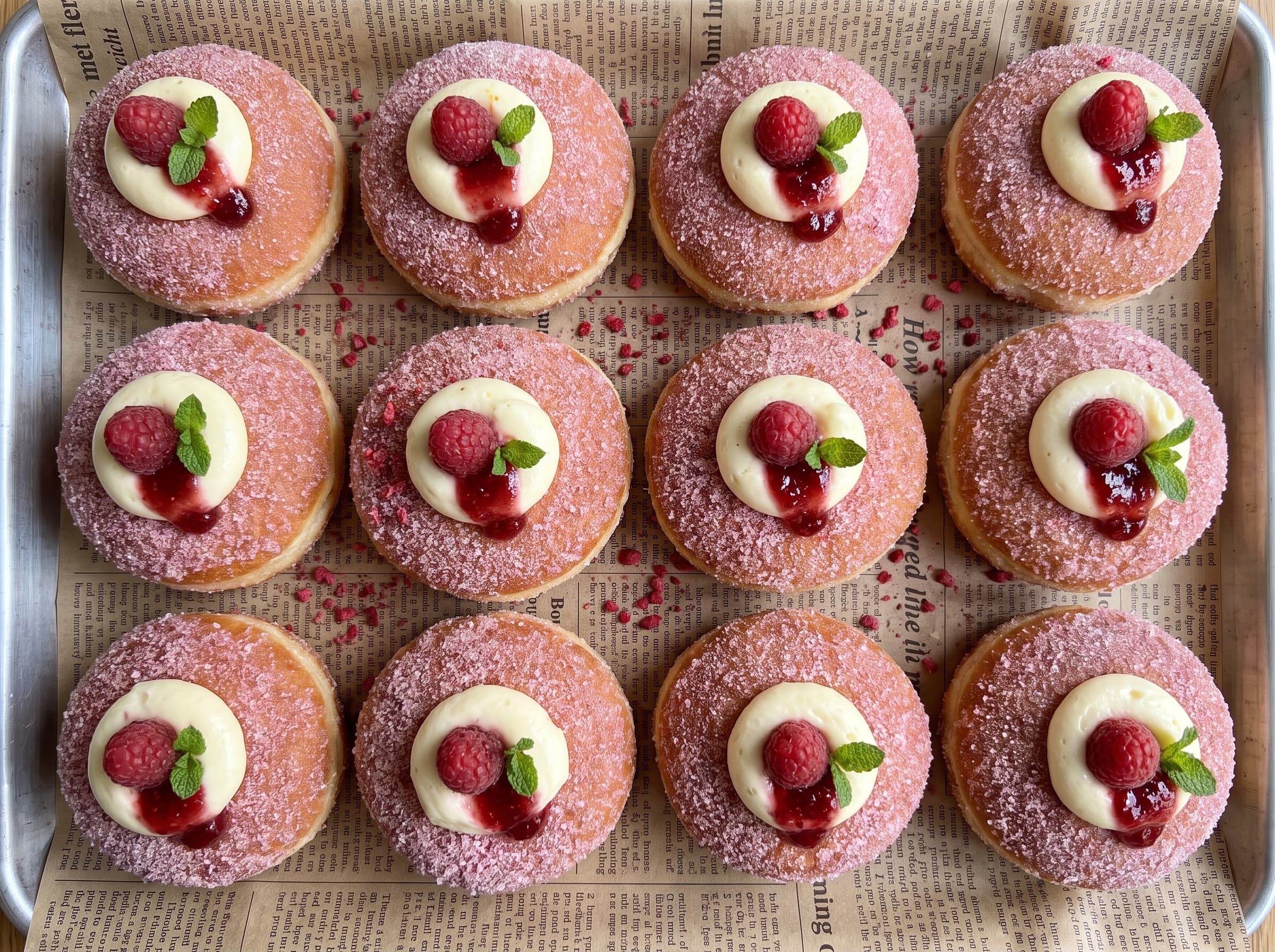 Raspberry Cheesecake Donuts ingredients