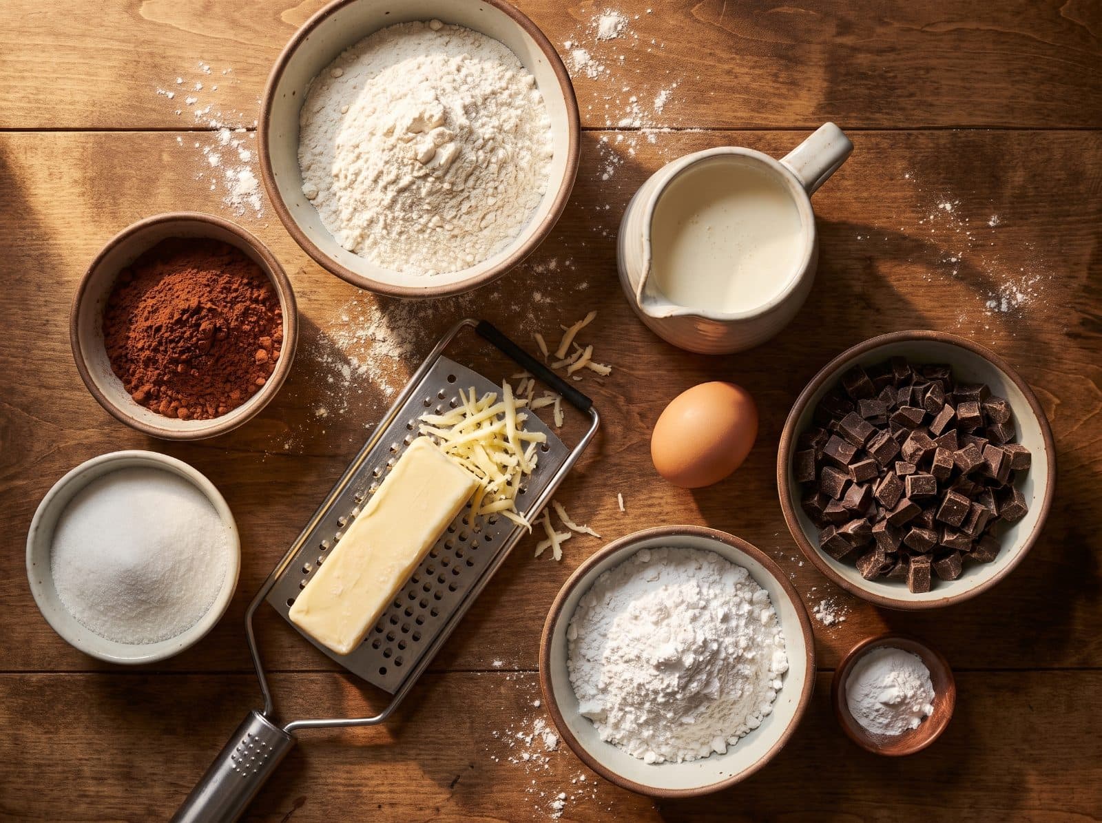Triple Chocolate Scones ingredients