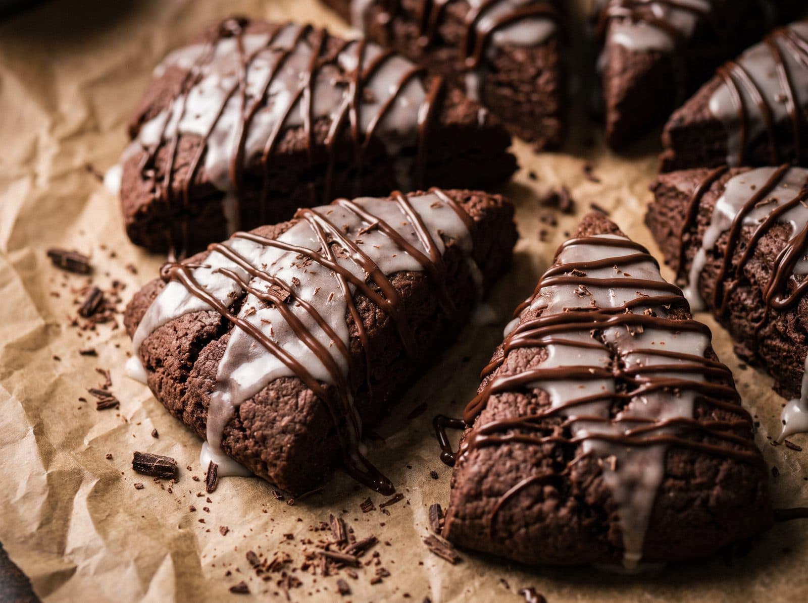 Triple Chocolate Scones — step 6
